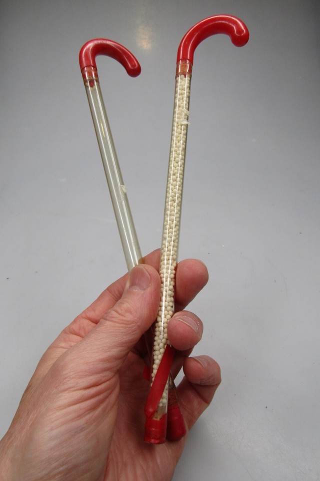 Lot VTG Plastic Candy Container CANE Christmas Tree Decoration Ornament