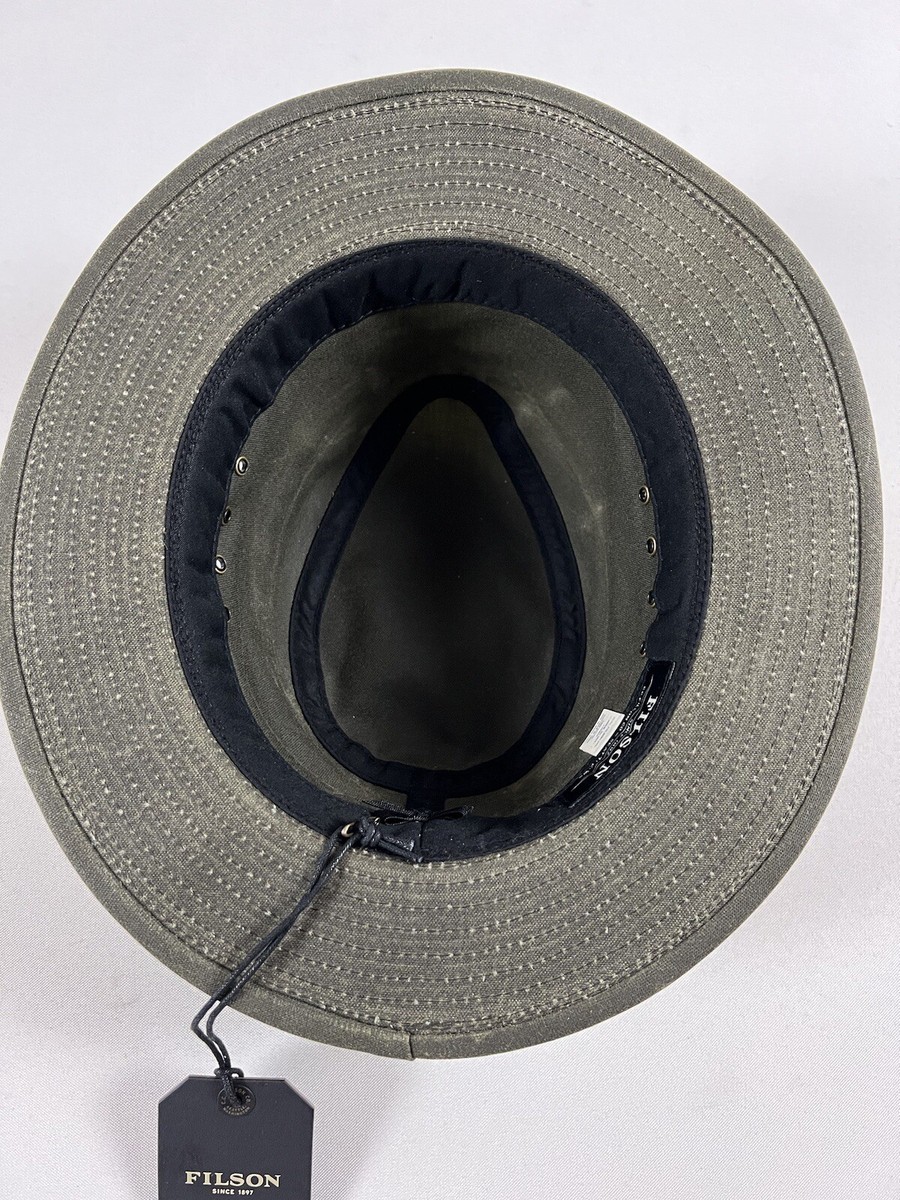 FILSON TIN CLOTH PACKER HAT OTTER GREEN XL NWT | eBay