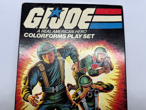 Vintage 1982 G.I. Joe Colorforms Play Set Clean Complete In The Box - Picture 3 of 4