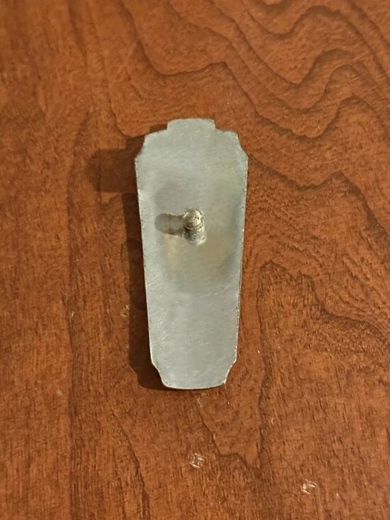 Early 1930s Studebaker Knute Rockne Hood Emblem Badge Brass Chrome - Image 2 of 2