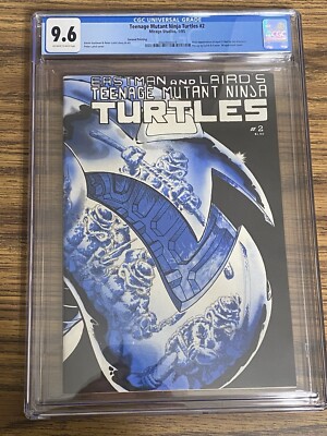 Teenage Mutant Ninja Turtles #2 CGC 9.6 (1985) Second Print Mirage Studios OW/WP