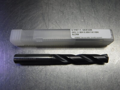 CTMI 11.50mm Coolant Thru Carbide Drill 5xd 11.50x12.00x71x118IK ALCRN (LOC3246)