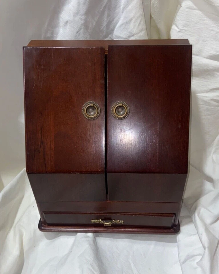 MADERA Escritorio Secretaria Mesa Escritorio Portacartas/Organizador/Tarjetas de Felicitación Foto 3 de 4