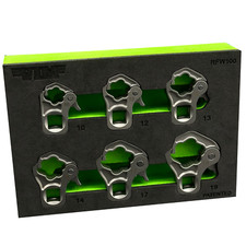 Vim Tools Rfw150 Ratcheting Flare Nut Wrench Set 5-piece 38 Drive