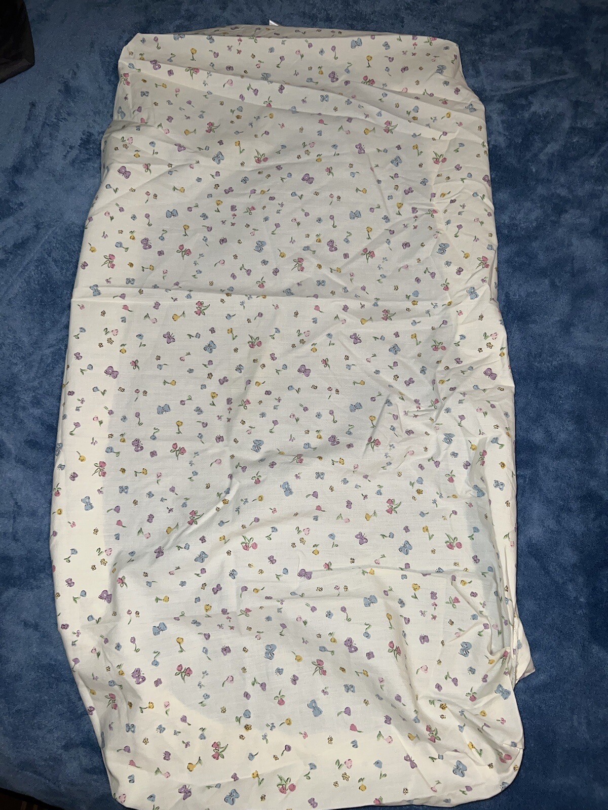 Vtg Disney Classic Winnie The Pooh Red Calliope Crib Bedding Set