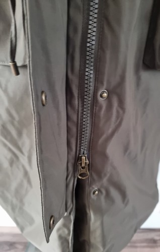 JOULES Wilcote Womens Waterproof Padded Raincoat Khaki Size 16 Rrp£129 - Picture 6 of 19