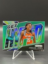 2022 Panini Prizm WNBA Green Prizm Get Hyped Jonquel Jones #11 Connecticut Sun