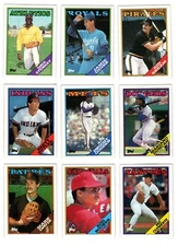 1988 Topps Baseball Trading Cards You Pick / Choose F/ List #s 251 - 500 / mb50