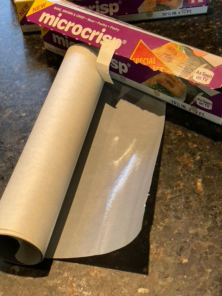 4 Boxes MICROCRISP Microwave Crisping Browning Wrap Pate AS SEEN ON TV