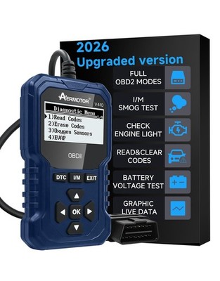 AERMOTOR V410 OBD2 Scanner Code Reader, Car Scanner Diagnostic Tool | Check E...