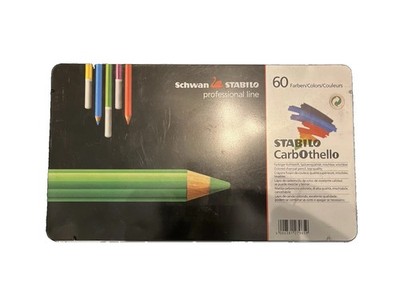 VINTAHE CARB OTHELLO STABILO Colored Charcoal Pencils / 45 - READ