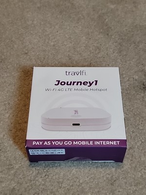 TravlFi Pace Journey1 LTE Wi-Fi Hotspot Combine Virtual-SIM Technology