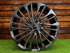 4X R20" 5X114.3 Lexus ES Turbine Style Hyper Black Wheels: For IS ES LS GS RX NX