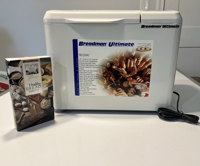 Breadman Ultimate TR2200C Automatic Bread Making Machine - Looks New.