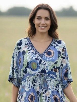 Gudrun Sjödén Kleid Tunika wie neu Größe M Frühling Sommer