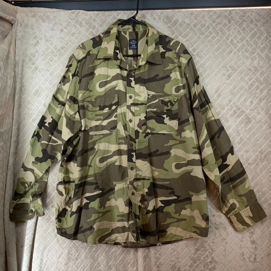 Faded Glory Camouflage Casual Button-Down Shirts for Men for sale