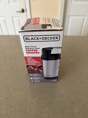 Black & Decker Easy Touch Coffee Herb Grinder w/ Stainless Steel Grinding Blades