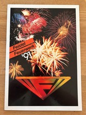 Alter FEISTEL Feuerwerk Katalog 1991 53 Seiten Pyro Silvester Rarität Rarität