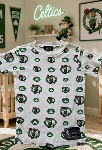 Boston Celtics Toddler Pajama Shirt UNK NBA Licensed Sleepwear Size 4