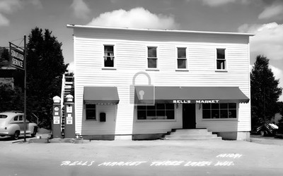 Bell's Market & Gas Service Station Three Lakes Wisconsin WI - Reprint