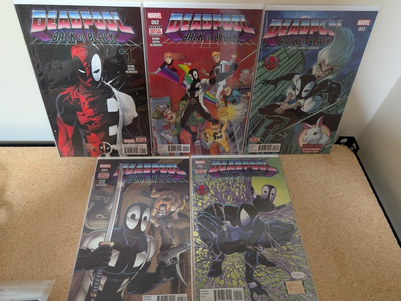 Deadpool Back in Black #1 2 3 4 5 VF/NM+  Complete Set - 2016 Marvel Venom