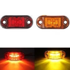 Marker Lights Led Truck Trailer Oval Clearance Side Lamp Amber Red 10-20pcs Marker Lights Led Truck Trailer Oval Clearance Side Lamp Amber Red 10-20pcs