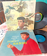 Tommy Sands 2 LP lot ; Dream with Me & Steady Date - VG/VG