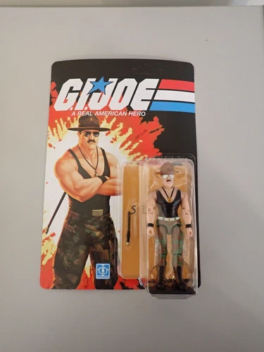 TRANSFORMERS X G.I. JOE KUP TRIPLE "T" 3.75" SGT SLAUGHTER FIGURE ONLY