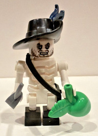 LEGO Pirates of the Caribbean poc003 Skeleton Barbossa Minifigure 4181