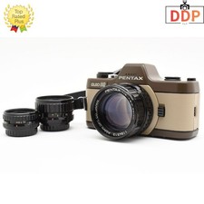 Rare Set!! [NEAR MINT] 3Lens Pentax Auto 110 Maroon Safari SLR Film Camera JAPAN