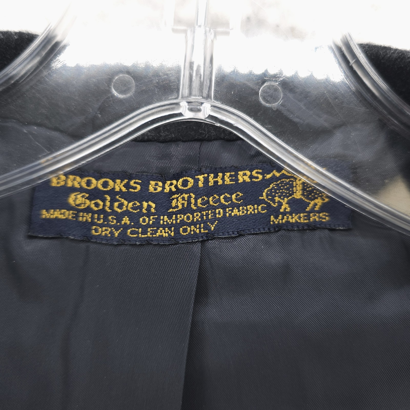 BROOKS BROTHERS Golden Fleece Charcoal Gray Pinstripe Sport Coat Made in USA 44R thumbnail 7