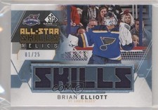 2015-16 SP Game-Used Platinum Blue 1/25 Brian Elliott #AS-BE Patch s7f