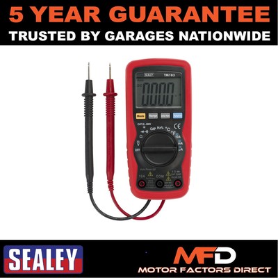 Sealey 11 Funktionen Profi Auto-Ranging Digital Multimeter TM103