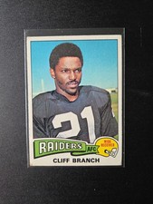 1975 Topps #524 Cliff Branch Rookie RC Oakland Raiders