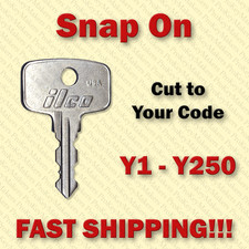 Snap On Toolbox Key Cut To Your Code Y1 - Y250 Snap On Toolbox Key Cut To Your Code Y1 - Y250