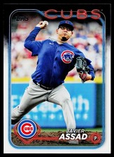 Javier Assad 2024 Topps #354 Chicago Cubs