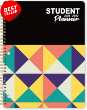 2026-2027 Student Academic Planner Weekly Homework 9x11 Tabs Stickers - US