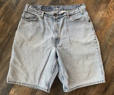 Men Vintage 1996 Levi s 560 Loose Fit Light Wash Faded Jean Shorts Tag 36 33