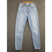 Aritzia Denim Forum Yoko High Rise Slim Jean Sz 28