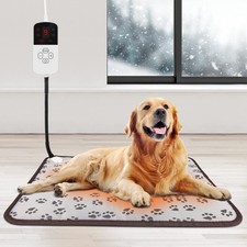 Pet Heating Pad for Dogs, Waterproof Dog Heated Mat, Chew Resistant Cord, Pet...