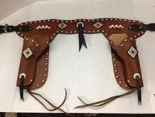 Cap Gun Holster  In Pancake Style For Nichols Stallion 45, Hubley Cowboys Etc