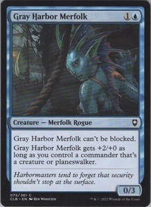 Gray Harbor Merfolk #75 Commander Legends: Battle for Baldur's Gate