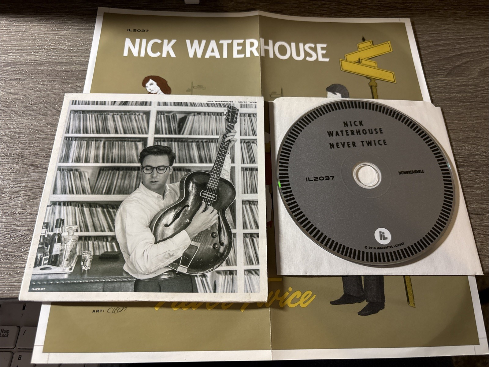 NICK WATERHOUSE - Never Twice : 10 Track CD Album 2016 Import - Small Poster