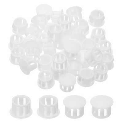 Plastic Hole Plugs, 99 Pcs 1/2''(13mm) Round Plastic Hole Caps, White