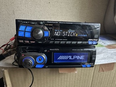 ALPINE CDA-9811J MDA-5060MS CD MD Player 2DIN Car Audio Set Japan
