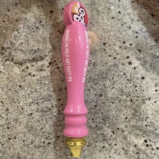 Brooklyn Brewery Pulp Art Hazy Double IPA Pink Tap Handle Knob - 12.5"