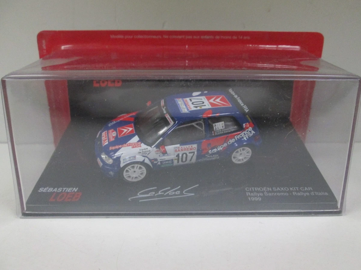 Citroën Saxo Kit Car Loeb Tour De Corse 1999 - Altaya 1/43 (avec Fascicule) - Neuf