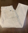 Key Apparel Mens 40x32 Light Brown Duck Canvas Carpenter Work Pants — photo 2