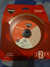 Rubi CPC Pro 180mm Diamond Blade Saw Wet Cut Porcelain tile Cutting Disc 30955