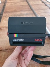 Polaroid Supercolor 635 CL Instant Camera - Uses 600 film - VGC - Made In U.K.